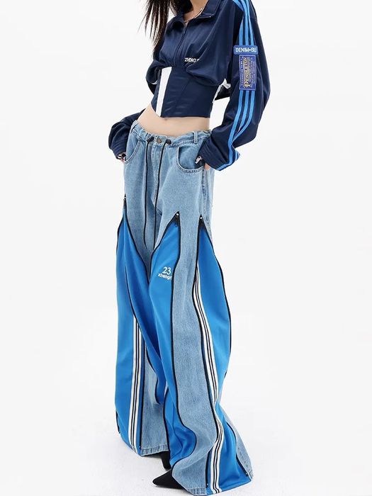 Innovare Denim- blugi cu fermoar, talie adjustabila