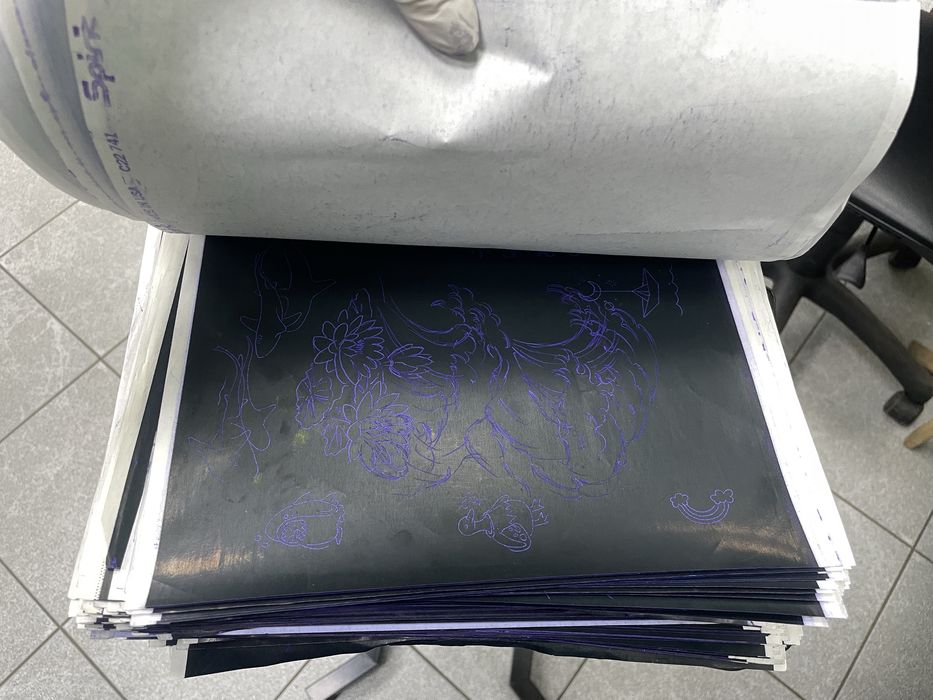1000 бр Ръчно копирно индиго Spirit Freehand