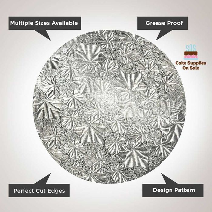 5 Броя Подложки за Торта, Височина 12 мм, 3 Размера