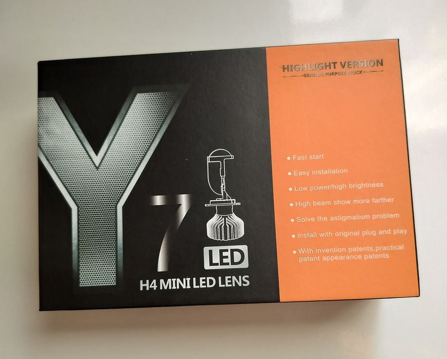 Продам светодиодная линза BY7 Led H4