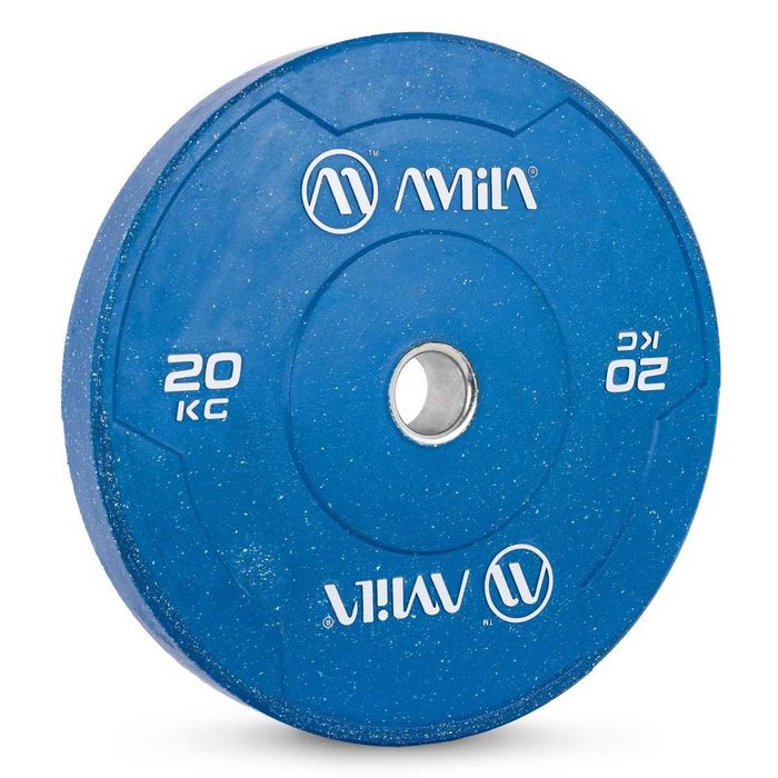 Олимпийски Дискове Amila Color Bumper Plate Slim 2 х 20 кг, Тежести
