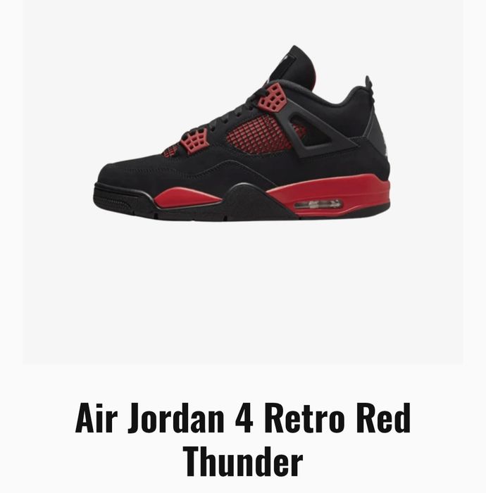 Air Jordan 4 Retro  Red Thunder 42