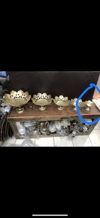 Посуда из Индии метал латунь Новое