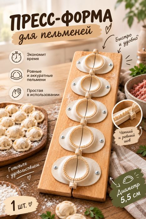 Форма для лепки пельменей