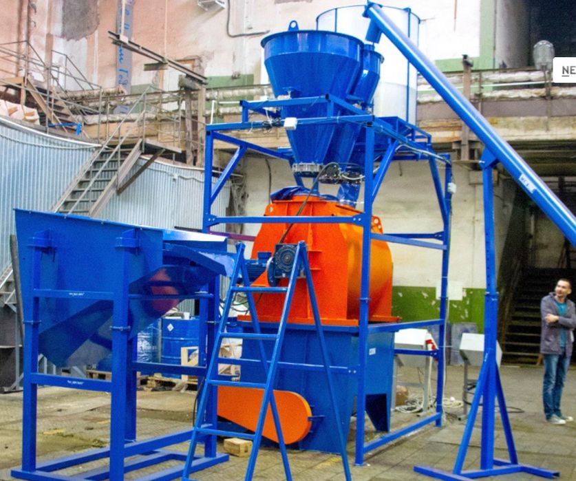 Мини завод для производства полистиролбетона!