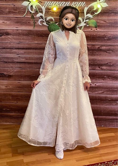 Белое платье