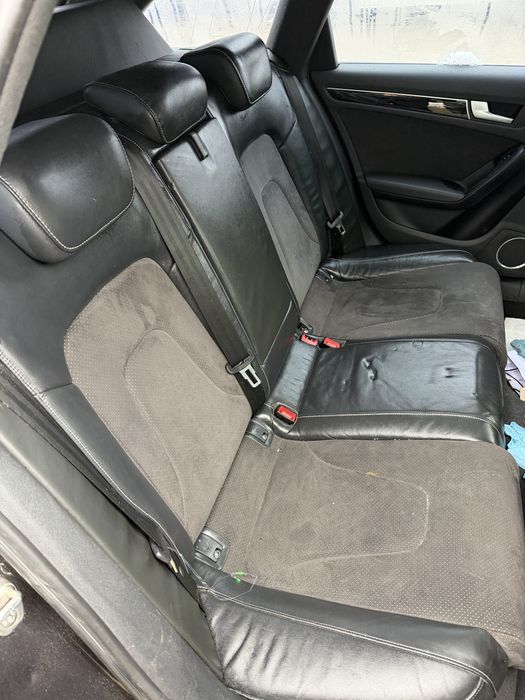 Полукожен салон от ауди а4 б8 / седалки от audi a4 b8 s line