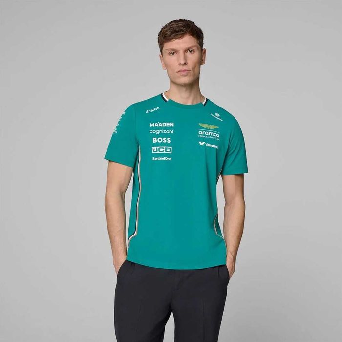 Aston Martin x Hugo Boss F1 Team T-Shirt - Оригинална мъжка тениска