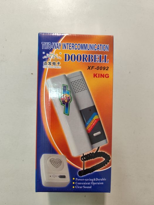 Двупосочен интерком звънец .