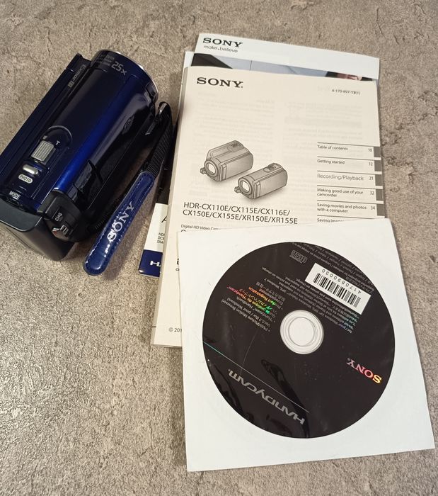 Преносима идеокамера Sony HDR-CX115E