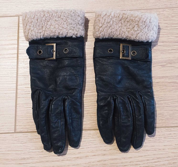 Mănuși piele naturala S