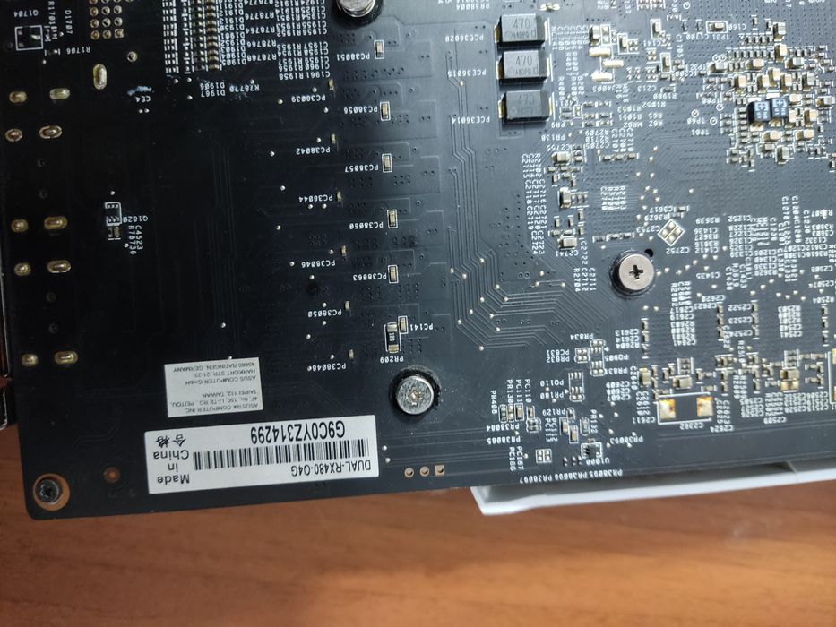 Asus dual rx480 4gb