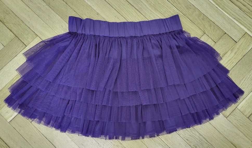 Fusta ocazie culoare mov-albastru, mar M