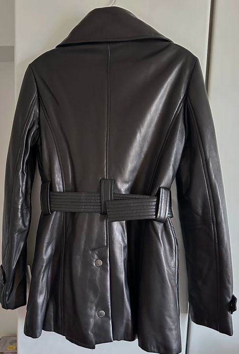 Haină piele naturală nouă cu etichetă măsura M