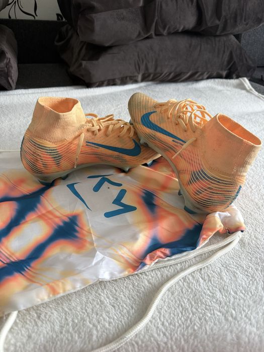 Nike Mercurial Superfly 10 Elite "Kylian Mbappe" FG - Portocaliu Turcoaz