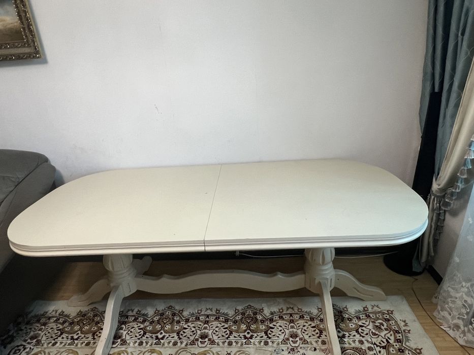 Стол белый размер 2/80
