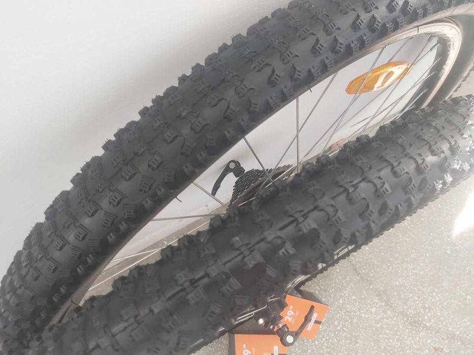 Set Roți MTB 29" – Jante AlexRims DP17 + Butuci Shimano + Gume Merida
