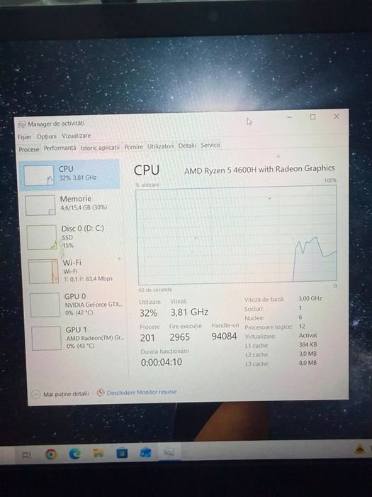 Laptop gaming Acer nitro 5 144hz