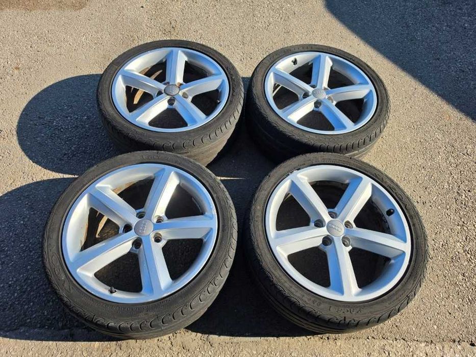 4бр гуми с алуминиеви джанти за Audi, VW, Seat, Skoda