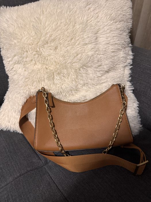 Бежова чанта Zara, Кафява чанта Mango