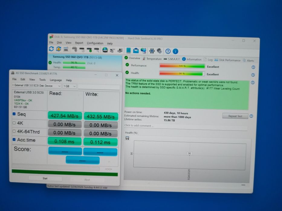 SSD Samsung 860 QVO 1TB SATA3