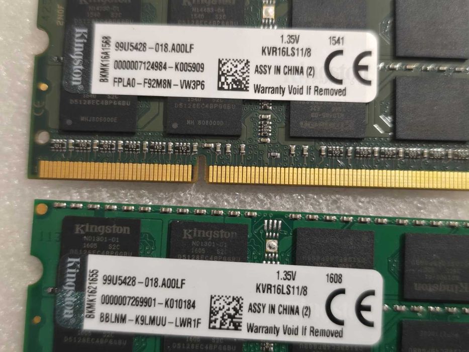 Kit memorie RAM laptop Kingston 16GB (2 x 8GB) Kingston DDR3 1600MHz
