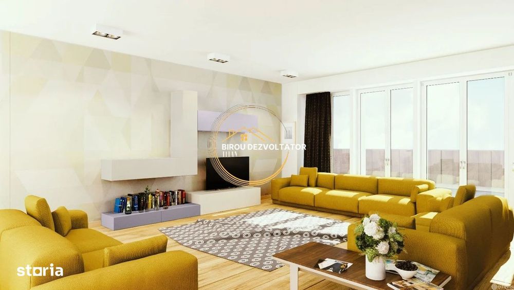 Vedere superba zona verde Parc Comercial Titan Parcul Teilor