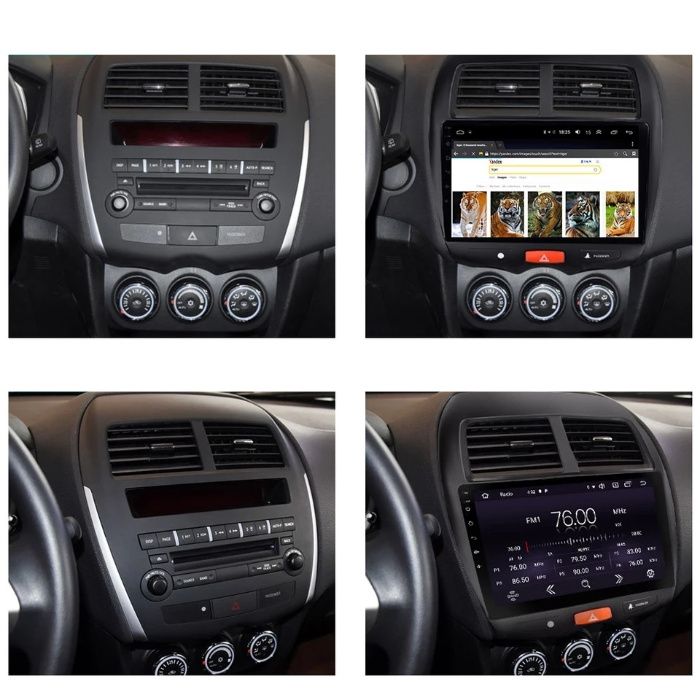 Navigatie Citroen Aircross Peugeot 4008 Mitsubishi ASX Camera Gratis