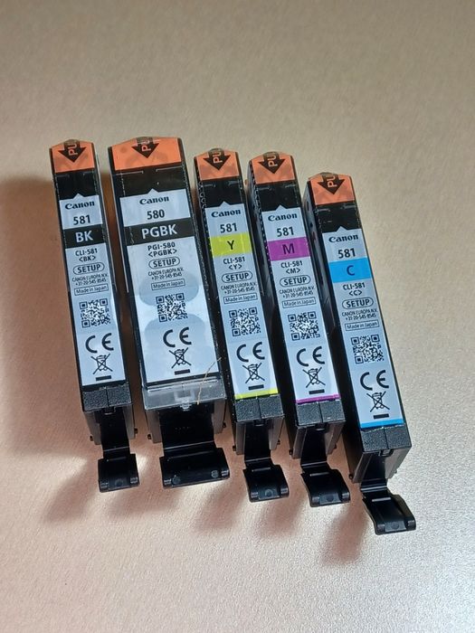 Оригинални мастилници Canon PGI-580 / CLI-581 – нови, неразпечатани