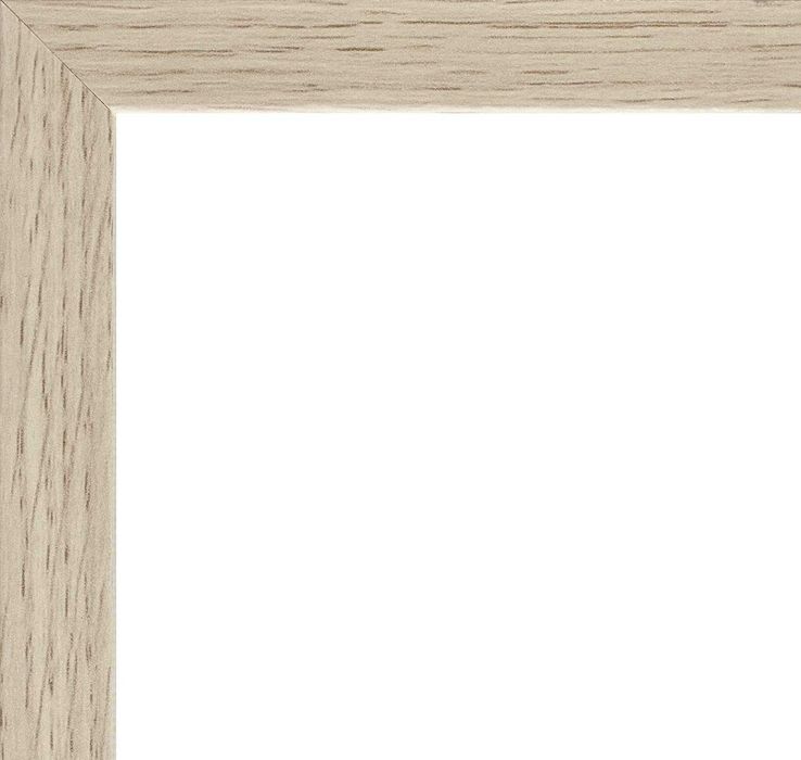 Oglinda dreptunghiulara INSPIRE MILO, 30 x 120 cm, rama din lemn, finisaj lemn deschis, bej