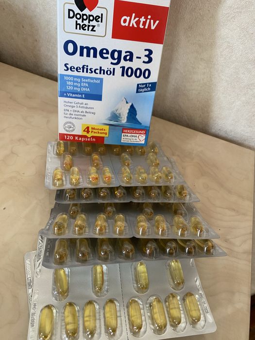 Омега 3 Германия, 1.400 ед., 120 капсул