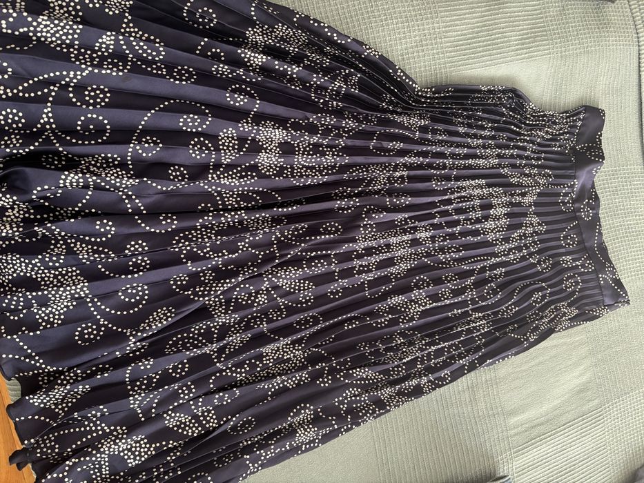 Плисирана midi пола Zara S