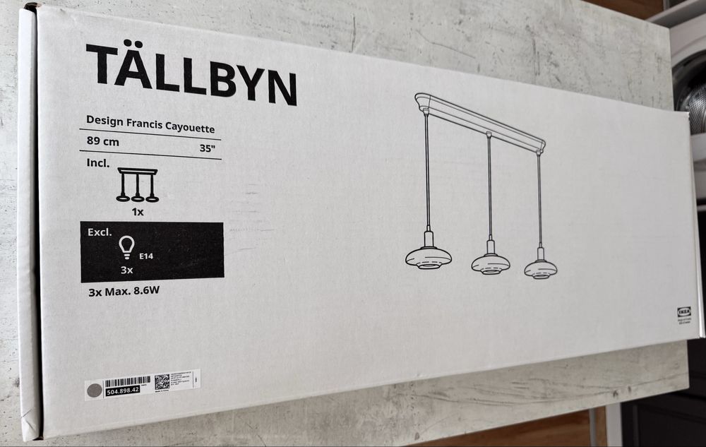 Висяща лампа / полилей Икеа