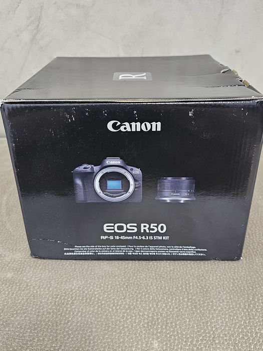 Fotocamera Canon EOS R50 RF-S 18-45mm nouă sigilată