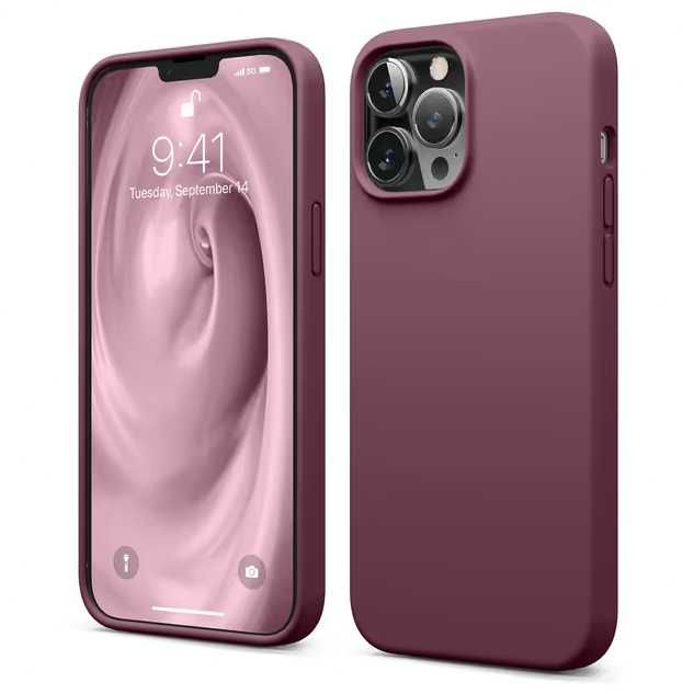 Huse iPhone Elago - Premium, silicon și material pe interior