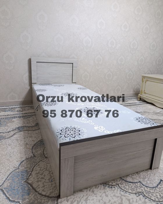 Krovat arzon kravat sandiqli