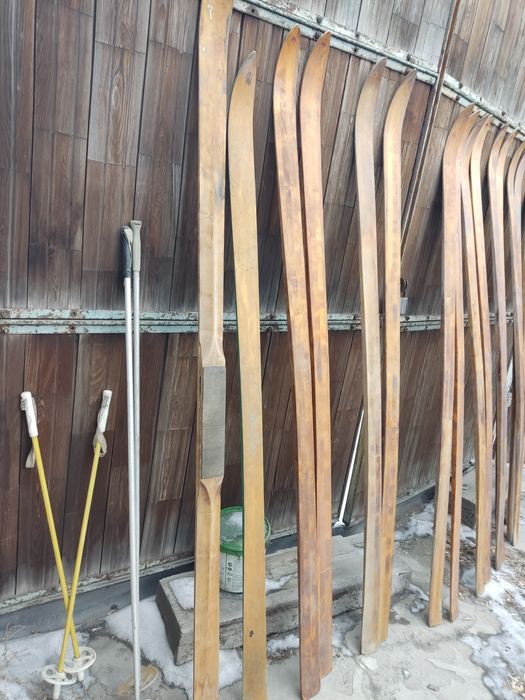 Лыжи армейские без крепления