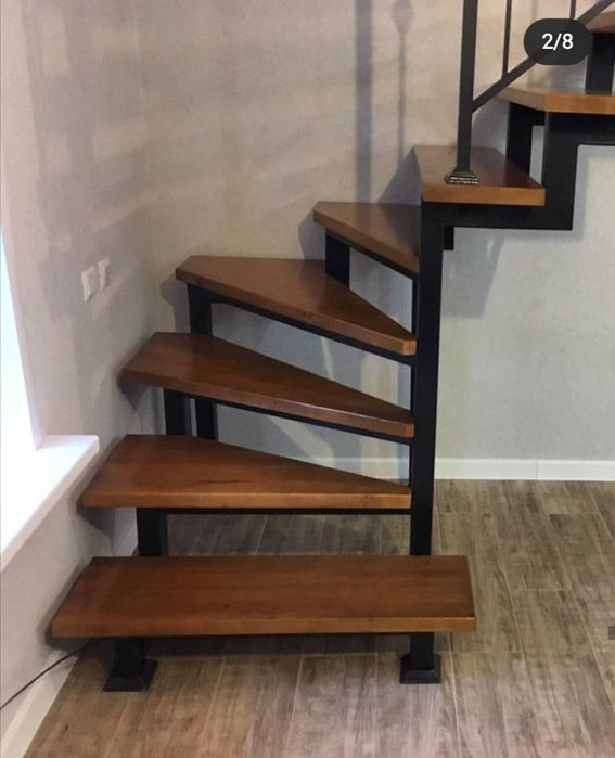 Лестницы из металла, ограждения перила