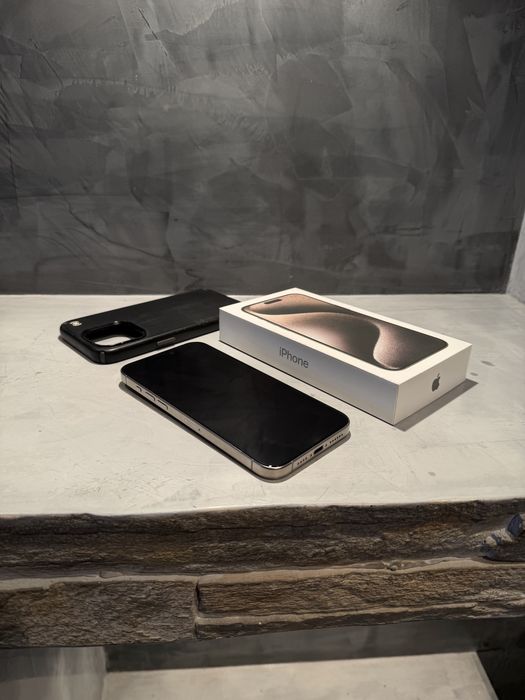 КАТО НОВ Iphone 15 Pro  Max 1TB Natural Titanium