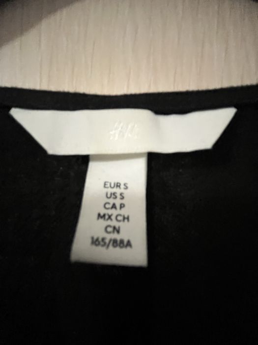 Платье H&M длинное черное
