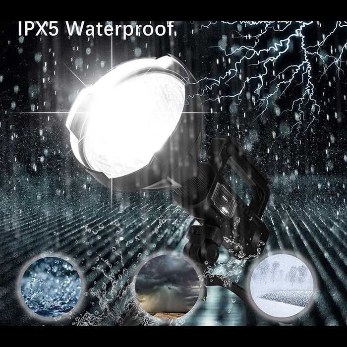 Lanterna puternica, 500 m incarcare USB si functie PowerBank + trepied