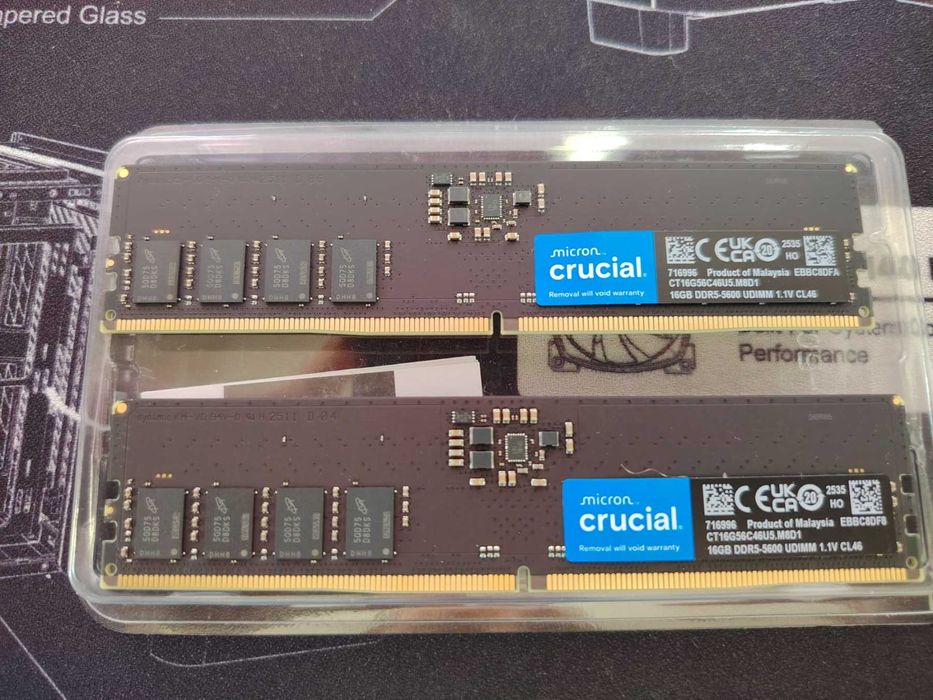 Рам памет Crucial 32GB (2x16GB) DDR5 5600MHz