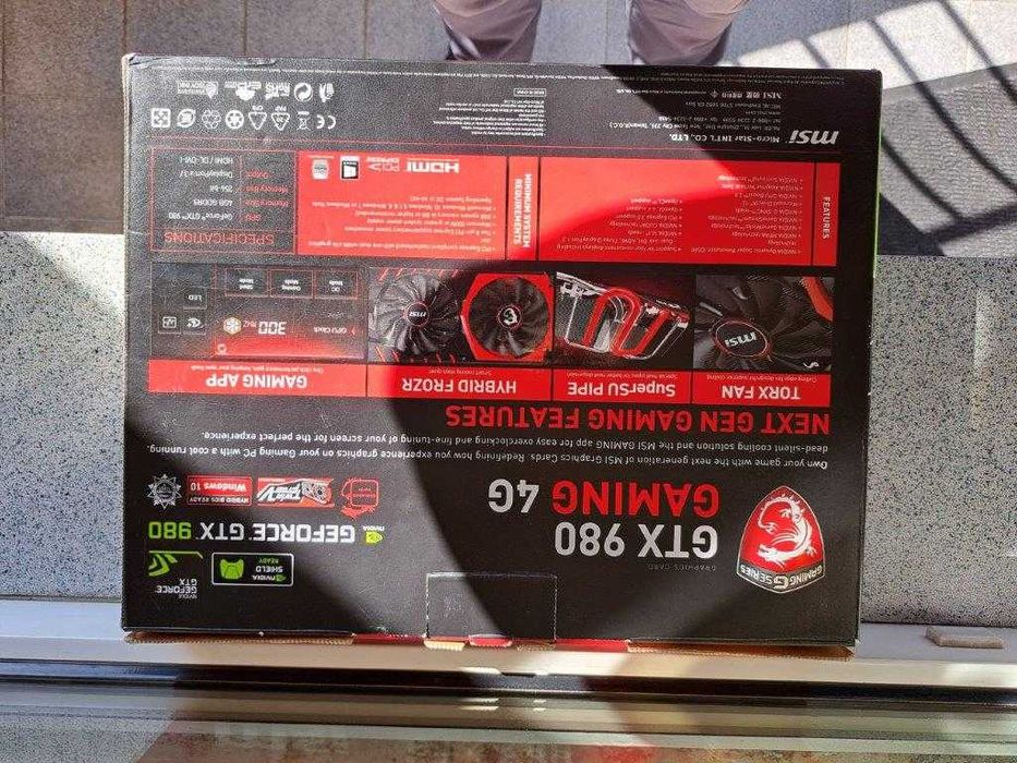 Видеокарта MSI GTX 980 Gaming 4G Geforce GTX 980
