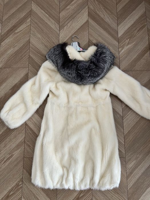 Норковая шуба цельная