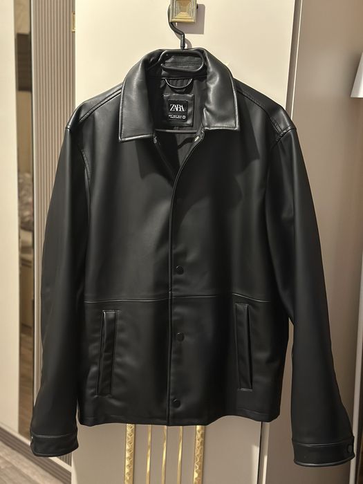 Мъжко кожено яке ZARA