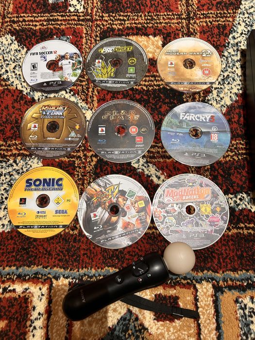 Playstation 3 pro cu 9 jocuri