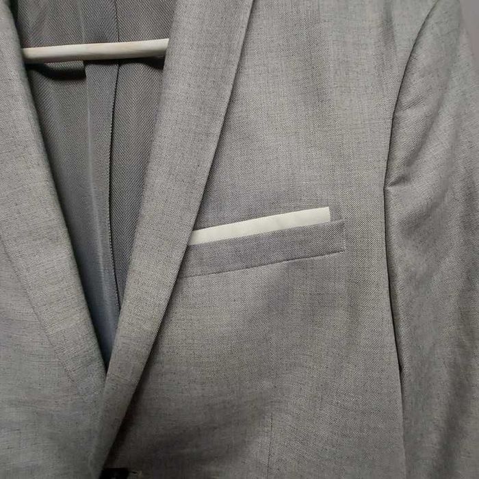 Sacou ZARA Man, gri deschis, mărimea 48