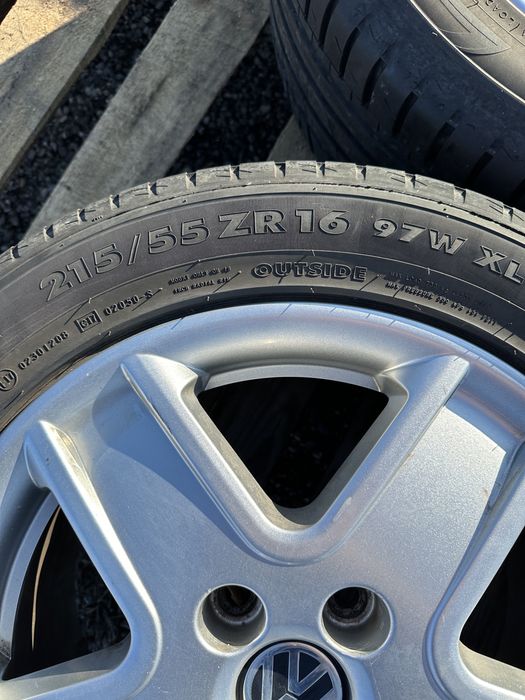 Лети джанти Volkswagen 5х112 с гуми 215/55/16