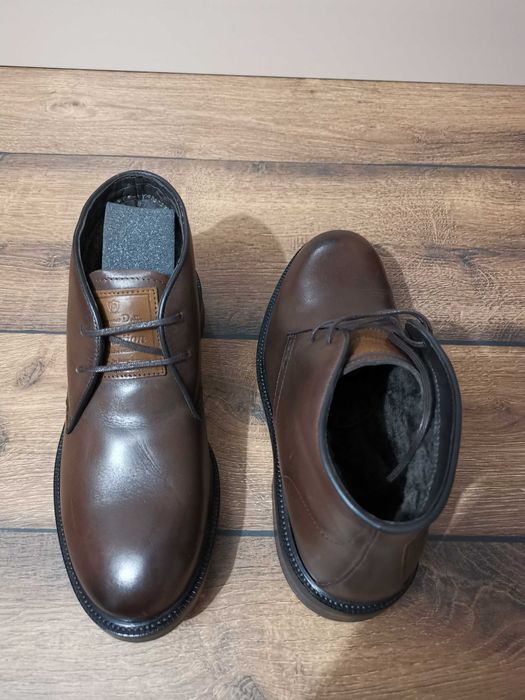 Ghete piele naturala casual elegante massimo dutti 38