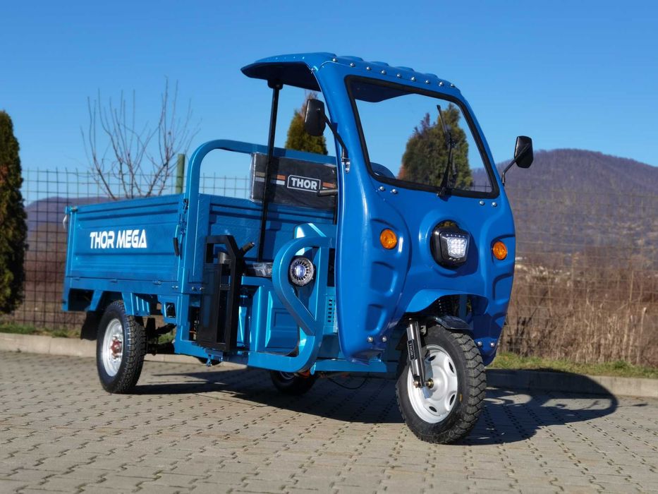 THOR MEGA cabina THOR PLUS triciclu electric nou 1500 W